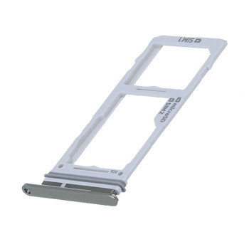 SIM Tray Dual SIM and SD for Samsung Galaxy S10 SM-G973F - Color: Black