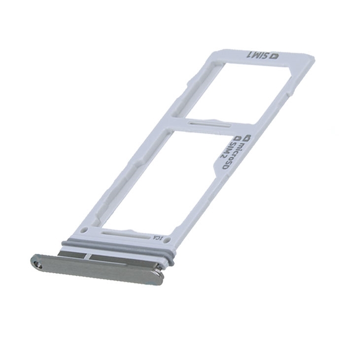 SIM Tray Dual SIM and SD for Samsung Galaxy S10 SM-G973F - Color: Black