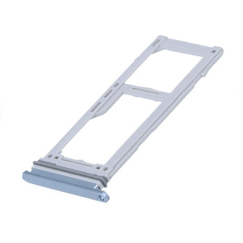 SIM Tray Dual SIM and SD for Samsung Galaxy S10 SM-G973F - Color: Blue