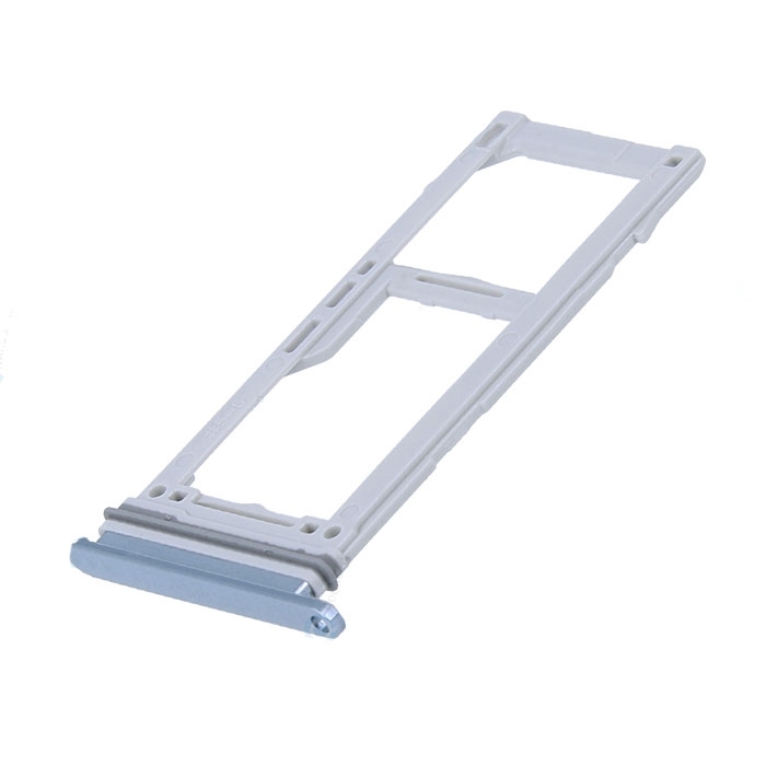 SIM Tray Dual SIM and SD for Samsung Galaxy S10 SM-G973F - Color: Blue