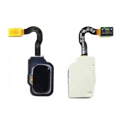 Καλωδιοταινία Κεντρικού Κουμπιού με Δαχτυλικό Αποτύπωμα / Home Button Fingerprint Flex για Samsung A8 2018 A530 - Χρώμα: Μαύρο