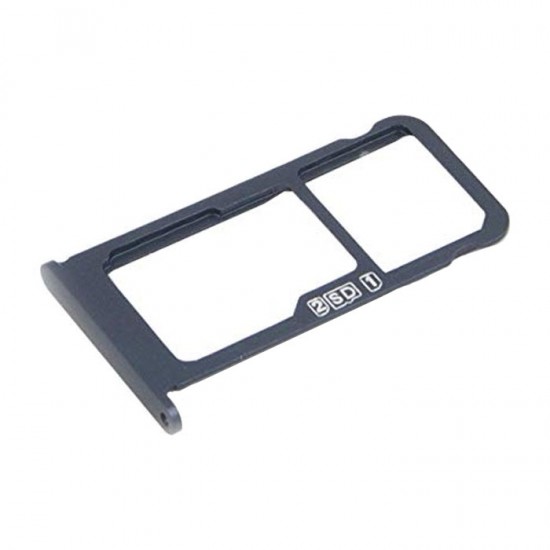 Υποδοχή Κάρτας Dual SIM και SD Tray για Nokia 7.1 / 7.1 Plus - Χρώμα: Μαύρο Υποδοχή Κάρτας Dual SIM και SD Tray για Nokia 7.1 / 7.1 Plus - Χρώμα: Μαύρο