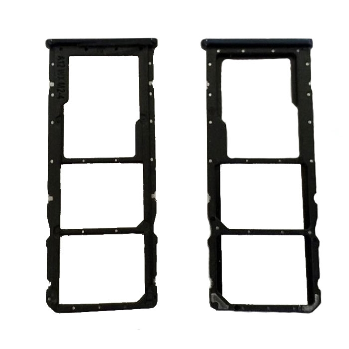 SIM Tray Dual SIM and SD for Huawei Y9 2019 - Color: Black