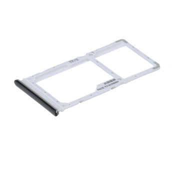 Single SIM and SD Tray for Xiaomi Redmi Note 8 Pro - Color: Black