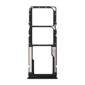 Dual SIM and SD Tray for Xiaomi Redmi Note 8 - Color: Black