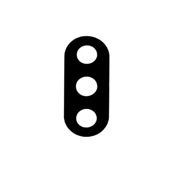 Camera Lens for Xiaomi Redmi Note 8 Pro - Color: Black