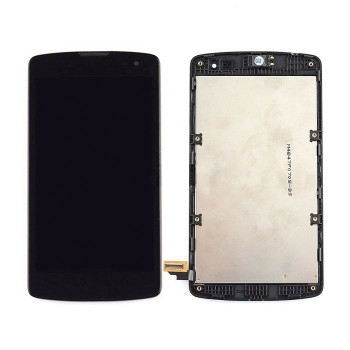LCD Screen with Touch Screen Digitizer and Frame for LG L Fino D290 - Color: Black