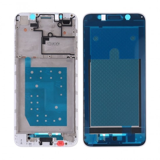 Μπροστινό Πλαίσιο Οθόνης LCD Front Frame για Huawei Y5 2018 - Χρώμα: Λευκό