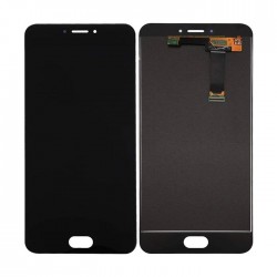 Οθόνη LCD με Μηχανισμό Αφής για Meizu MX6 - Χρώμα: Μαύρο