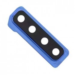 Τζαμάκι κάμερας (Camera Lens) με Πλαίσιο για Samsung Galaxy A9 2018 A920 - Χρώμα: Μπλε