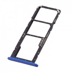Υποδοχή Κάρτας Dual SIM και SD (SIM Tray) για Huawei Honor 8X - Χρώμα: Μπλε