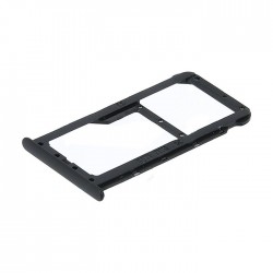 Υποδοχή Κάρτας SIM και SD Tray για Huawei Honor 7X - Χρώμα: Μαύρο