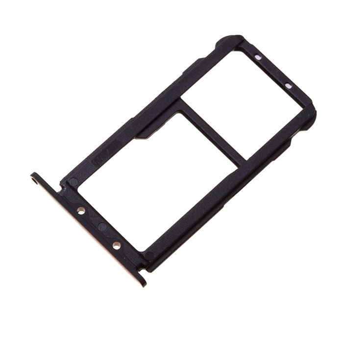 SIM and SD Tray for Huawei Honor 20 Lite - Color: Black