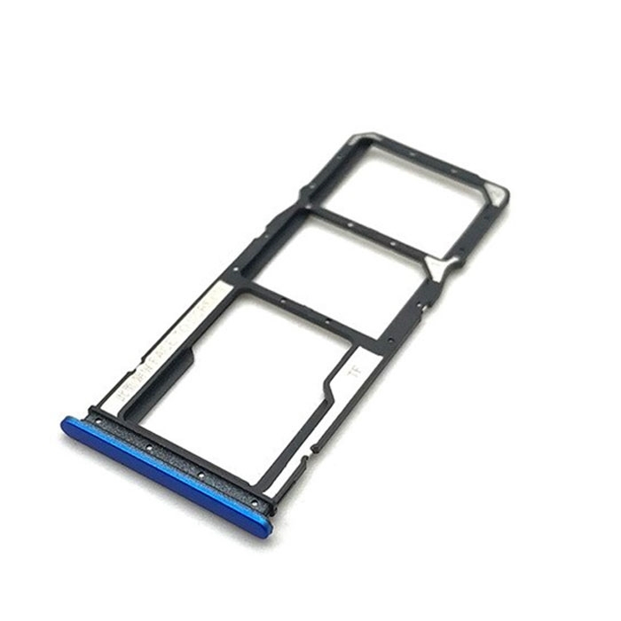 Dual SIM and SD Tray for Xiaomi Redmi 8 / 8A - Color: Blue