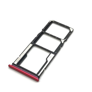 Dual SIM and SD Tray for Xiaomi Redmi 8 / 8A - Color: Red