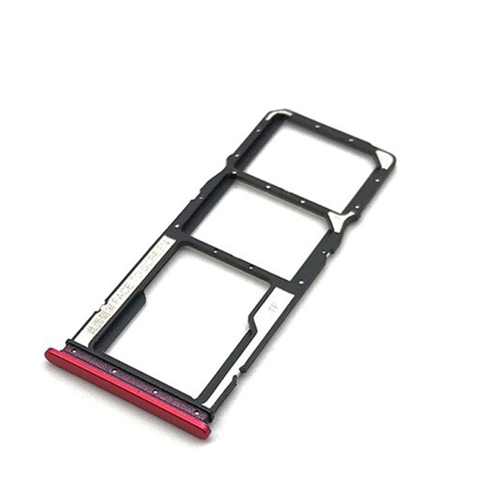 Dual SIM and SD Tray for Xiaomi Redmi 8 / 8A - Color: Red