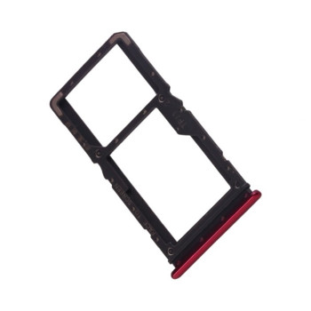 Single SIM and SD Tray for Xiaomi Redmi Note 7 - Color: Red