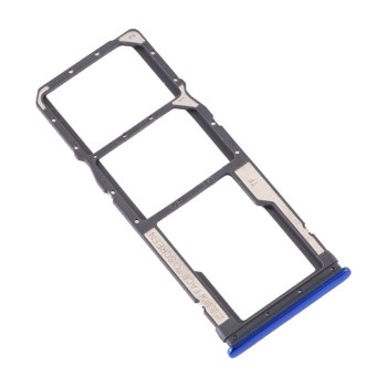 Dual SIM and SD Tray for Xiaomi Redmi Note 8 - Color: Blue