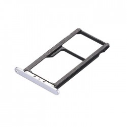 Υποδοχή κάρτας Dual SIM και SD Tray για Xiaomi Redmi Note 8 Pro - Χρώμα: Λευκό