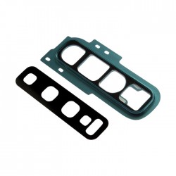 Τζαμάκι κάμερας (Camera Lens) με Πλαίσιο για Samsung Galaxy S10 G973 - Χρώμα: Πράσινο