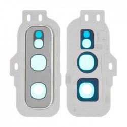 Τζαμάκι κάμερας (Camera Lens) με Πλαίσιο για Samsung Galaxy S10e G970 - Χρώμα: Λευκό
