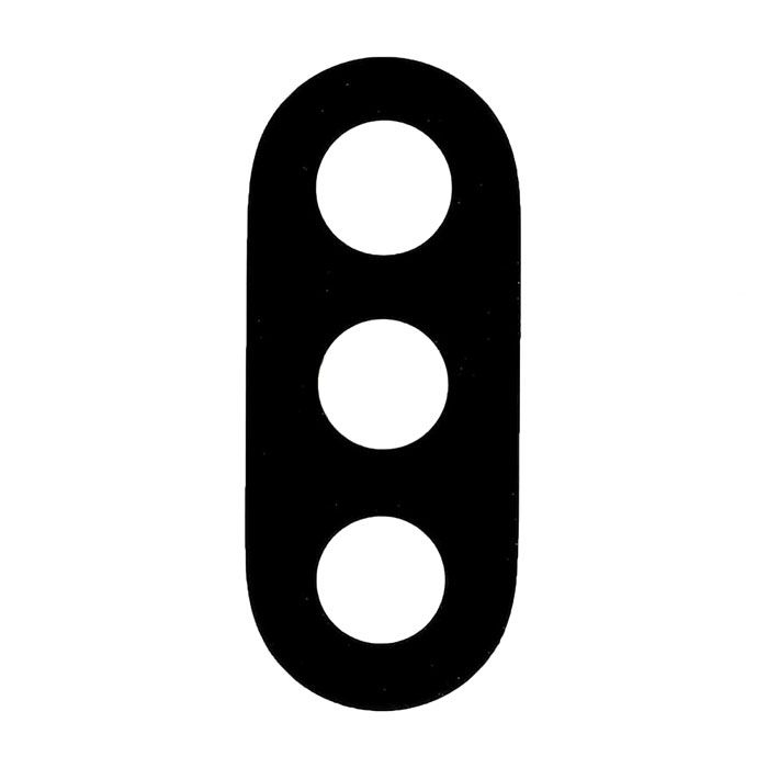 Camera Lens for Xiaomi Mi 9 Lite - Color: Black