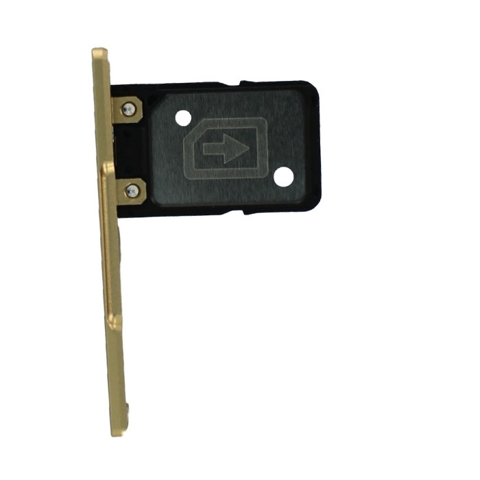 Single SIM Tray for Sony Xperia XA1 Ultra / XA1 Plus- Color: Gold