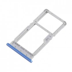 Υποδοχή κάρτας Dual SIM και SD Tray για Xiaomi Redmi Note 6 Pro - Χρώμα: Μπλε