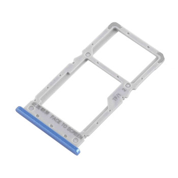 Single SIM and SD Tray for Xiaomi Redmi Note 6 Pro - Color: Blue