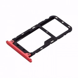Υποδοχή κάρτας Dual SIM και SD Tray Xiaomi MI A1/MI 5X - Χρώμα: Κόκκινο