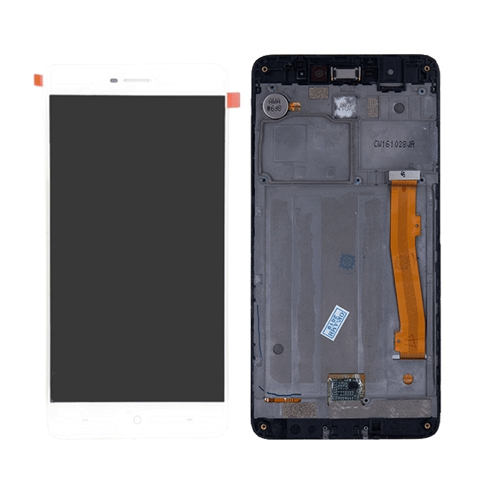 LCD Complete with Frame for TP-Link Neffos X1 Max TP903A - Color: White