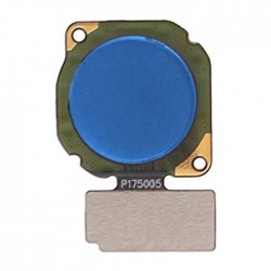 Καλωδιοταινία Κεντρικού Κουμπιού με Δαχτυλικό Αποτύπωμα / Home Button Fingerprint Flex για Huawei P Smart - Χρώμα: Μπλε