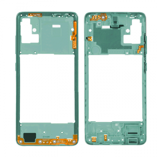 Μεσαίο Πλαίσιο Οθόνης Middle LCD Frame για Samsung Galaxy A51 A515F - Χρώμα: Τιρκουάζ Μεσαίο Πλαίσιο Οθόνης Middle LCD Frame για Samsung Galaxy A51 A515F - Χρώμα: Τιρκουάζ