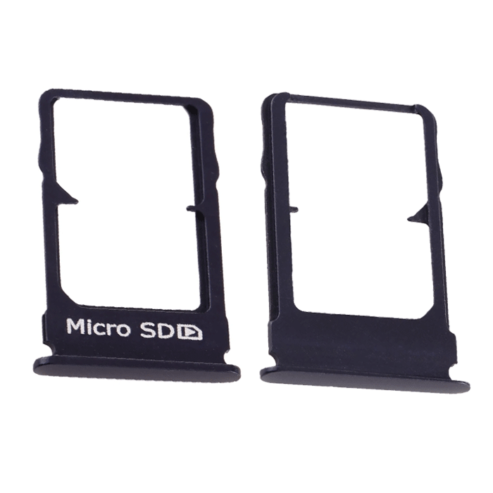 Single Sim and SD Tray for Nokia 9 - Color: Black