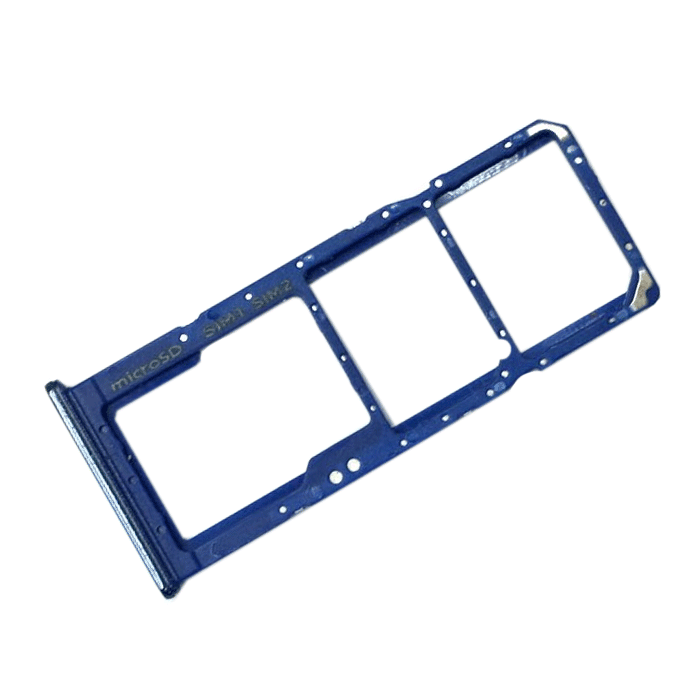 Dual SIM and SD Tray for Samsung Galaxy M20 M205F - Color: Blue