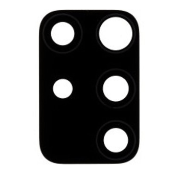 Camera Lens with Frame for Samsung Galaxy A71 A715F  - Color: Black