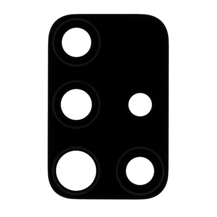 Camera Lens with Frame for Samsung Galaxy A51 A515F   - Color: Black