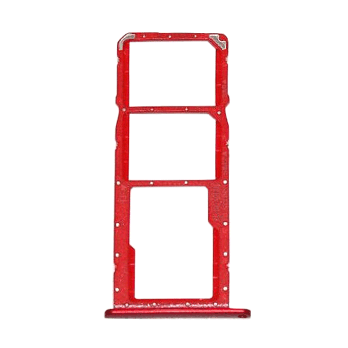 SIM Tray Dual SIM και SD for Huawei Honor 8X - Color: Red