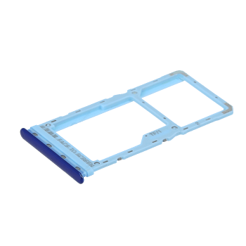 Sim Tray Dual SIM and SD for Xioami Mi A3 - Color: Blue