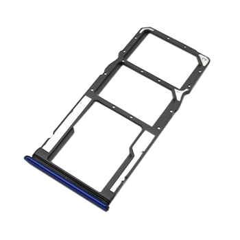 Sim Tray Dual SIM and SD for Xioami Redmi 7 - Color: Blue