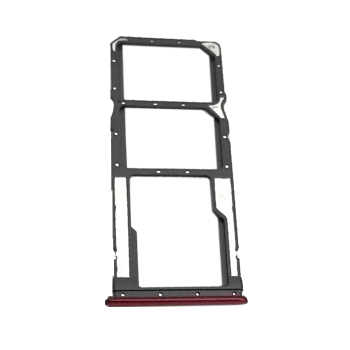 Sim Tray Dual SIM and SD for Xioami Redmi 7 - Color: Red