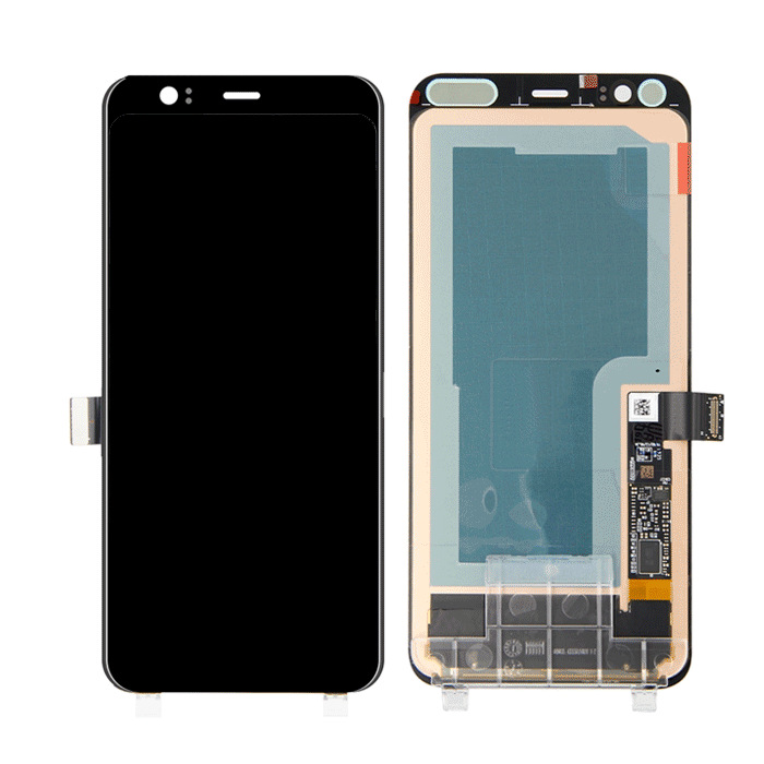 LCD Complete for Google Pixel 4 - Color: Black