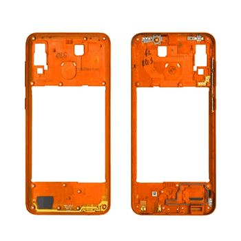 Middle Frame for Samsung Galaxy A20 2019 A205F - Color: Orange