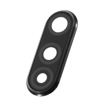 Camera lens with frame for Huawei P30 Lite - Color: Black