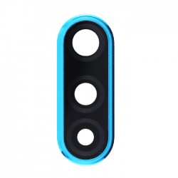 Τζαμάκι κάμερας (camera lens) με Πλαίσιο για Huawei P30 Lite - Χρώμα: Μπλε
