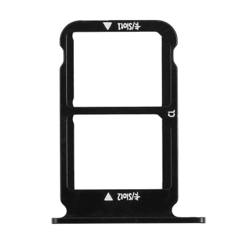 SIM Tray Dual SIM and SD for Huawei Honor 10 - Color: Black