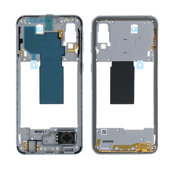 Original Middle Frame for Samsung Galaxy Α40 A405F GH97-22974Β - Χρώμα: Λευκό