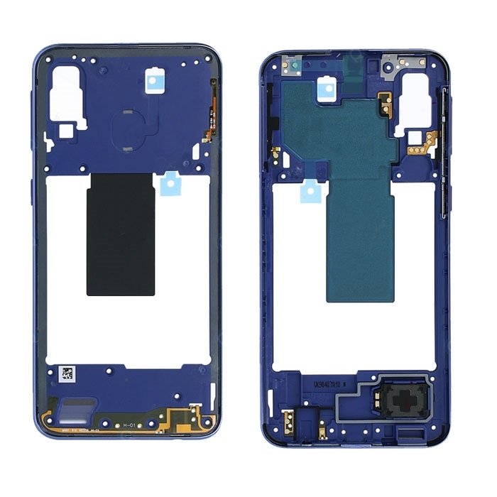 Original Middle Frame for Samsung Galaxy Α40 A405F GH97-22974C - Χρώμα: Μπλε