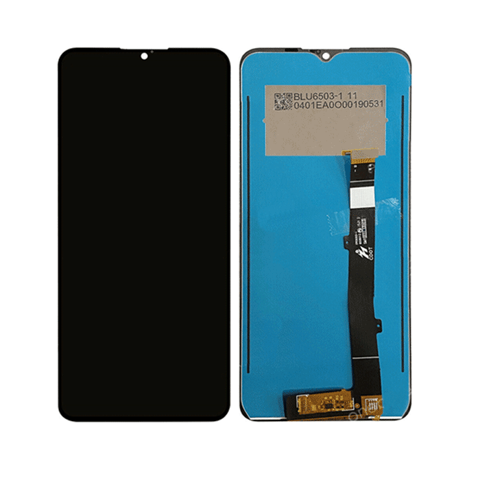 Οθόνη LCD με Μηχανισμό Αφής για Alcatel 1S 2020 5028D  -  Χρώμα: Μαύρο