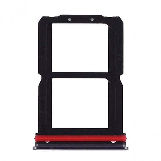 Υποδοχή κάρτας Dual SIM Tray για OnePlus 7 -Χρώμα: Μαύρο